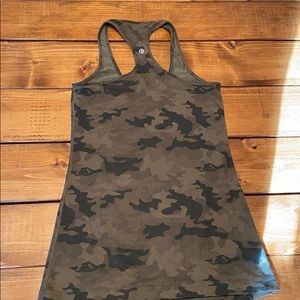 Lululemon Cool Racerback tank in camo